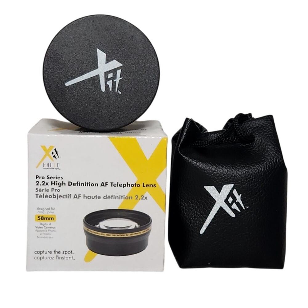 Xit Photo Pro Series 2.2X High Definition AF Telephoto Lens 58MM Open Box